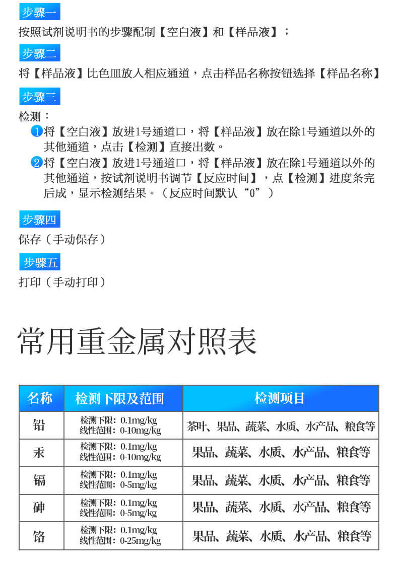 食品重金屬殘留檢測(cè)儀